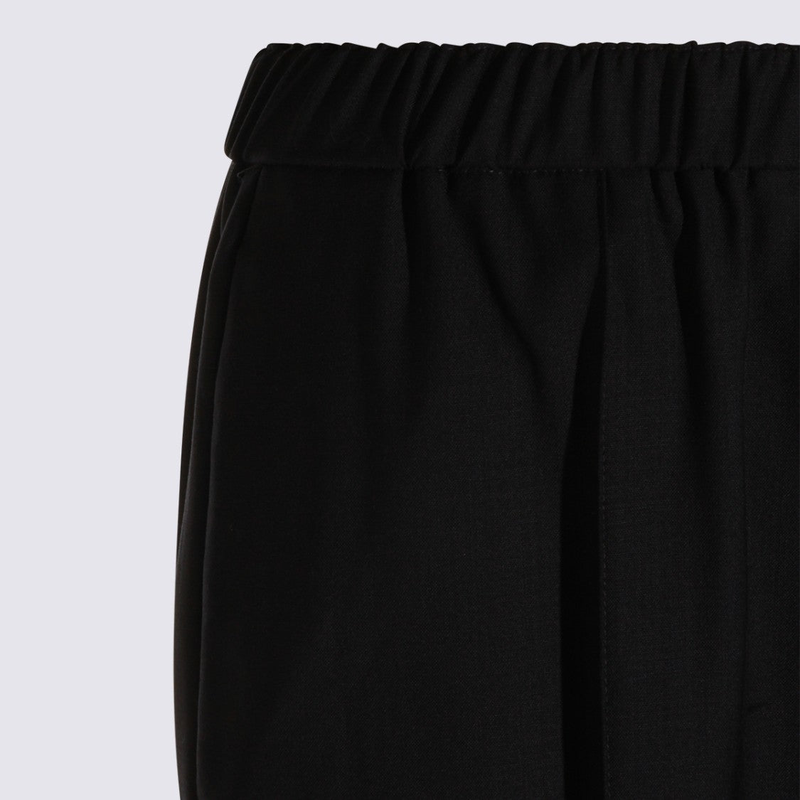 Fabiana Filippi Straight-Leg Trousers With Gathered Waistband And Seam Detail