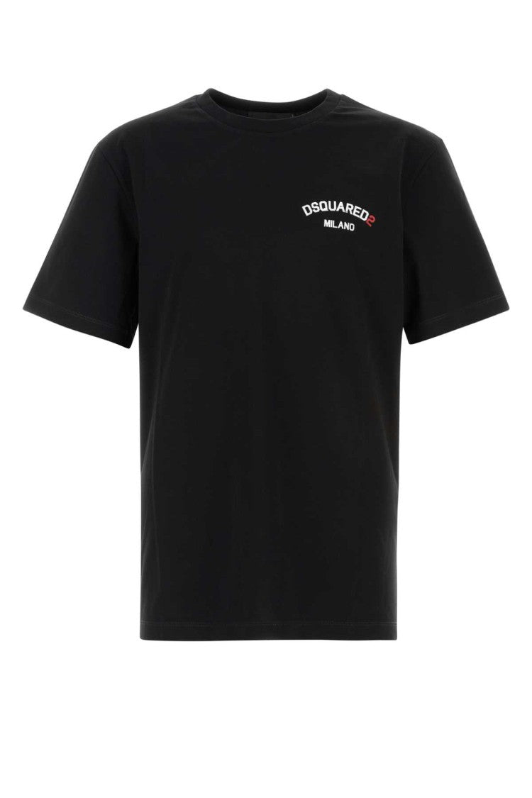 Dsquared2 Black Cotton T-Shirt