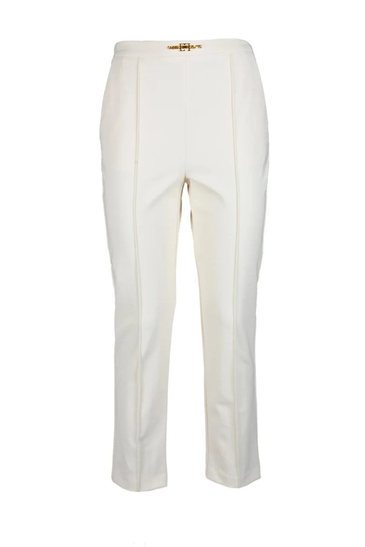 Elisabetta Franchi Essentials Stretch Pants - White