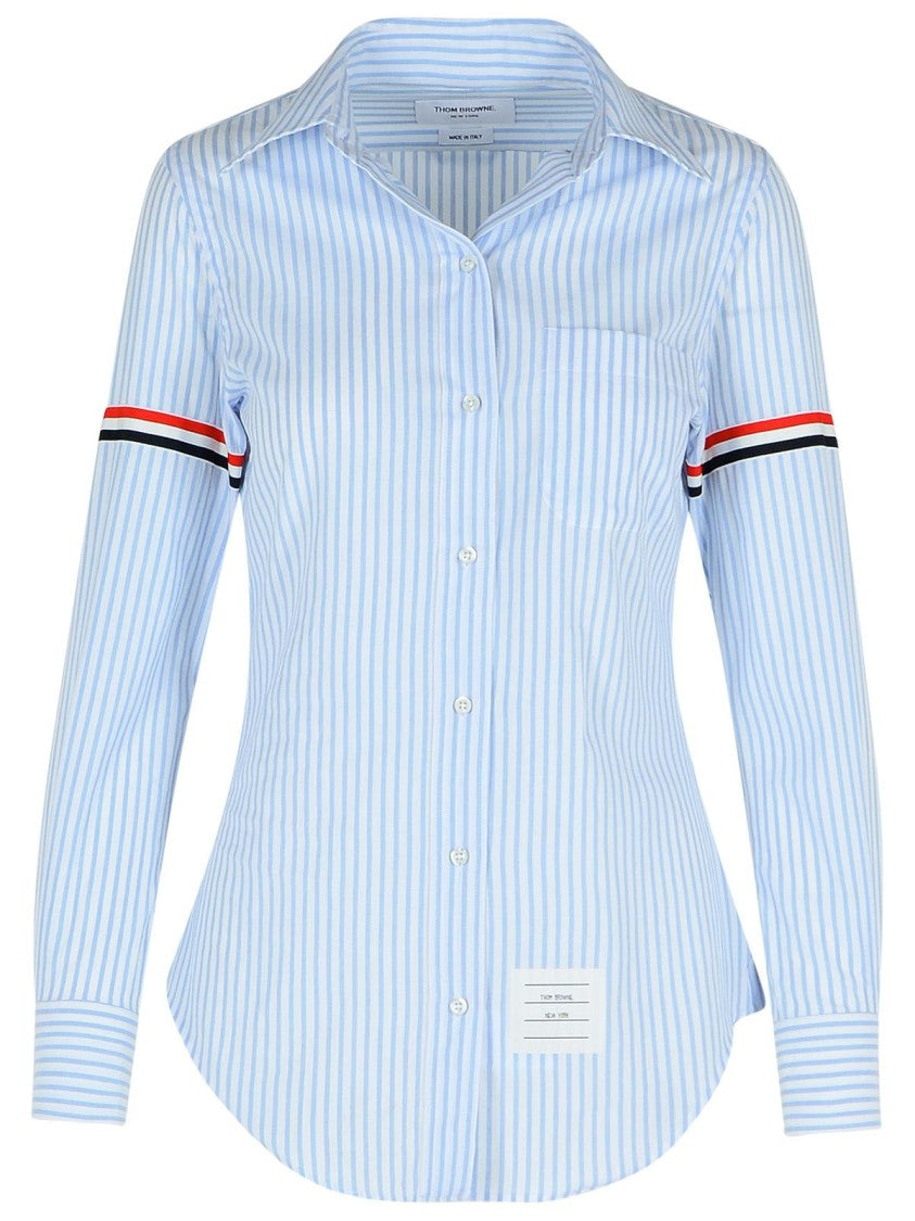 Thom Browne 'Armband' Light Blue Cotton Shirt
