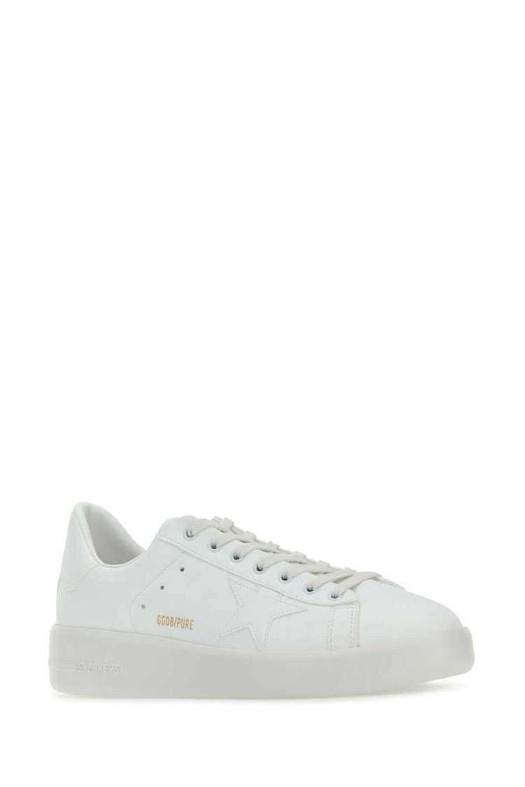 Golden Goose White Leather Pure New Sneakers