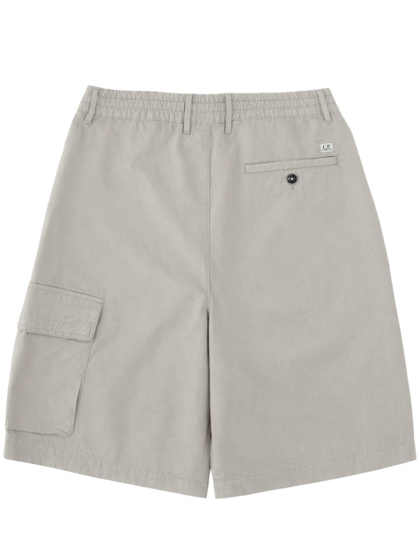 C.P. Company Neutrals Elastic Waistband Cargo Shorts