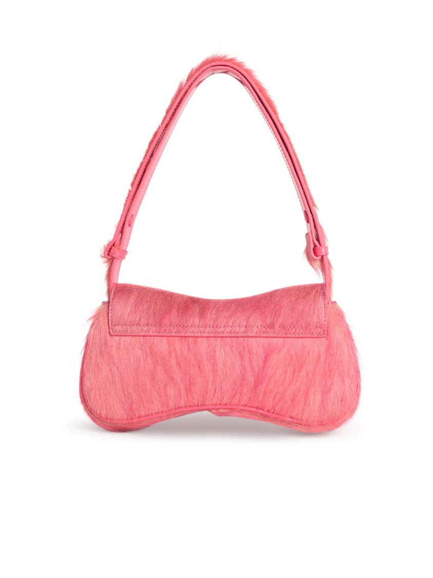 Diesel Play' Pink Pony Hair Clutch