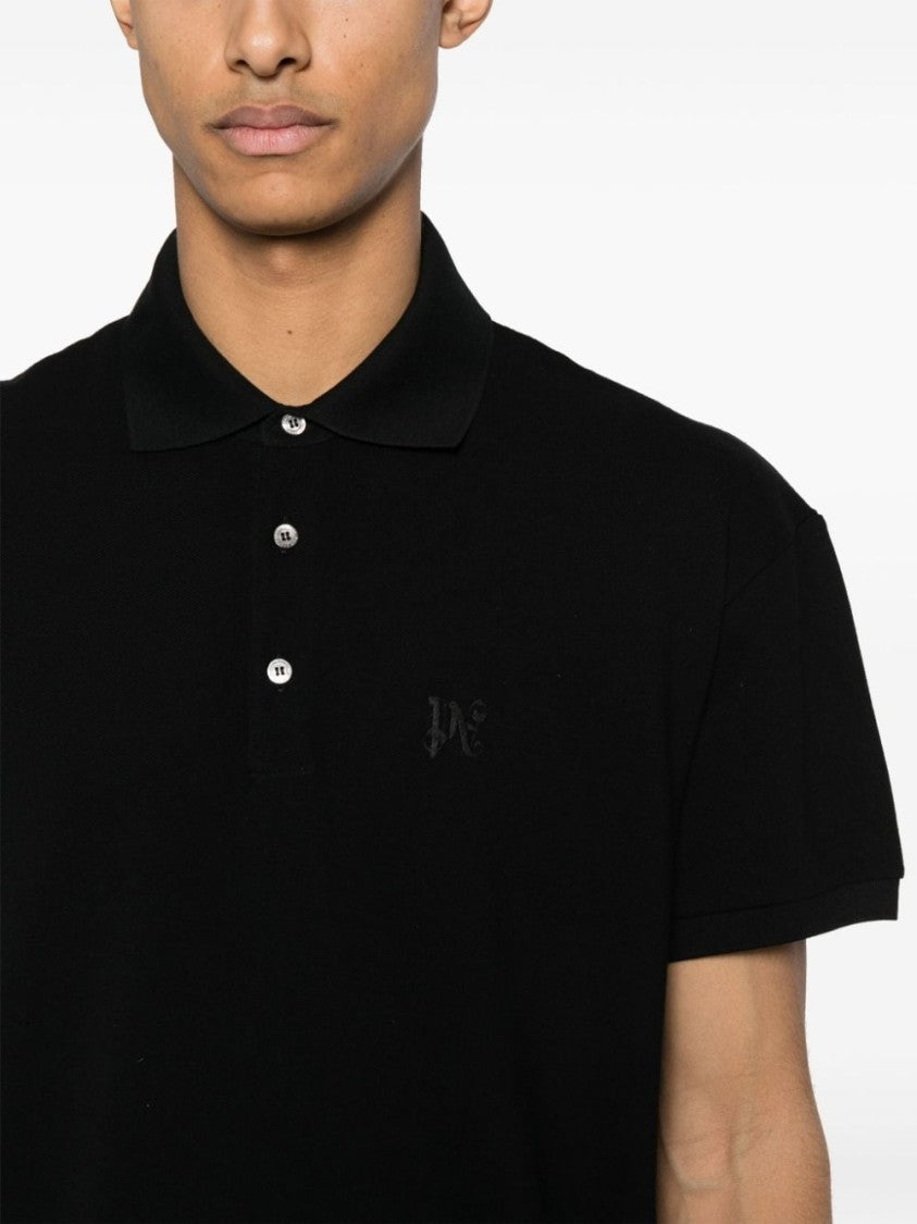 Palm Angels Short-Sleeved Polo Shirt