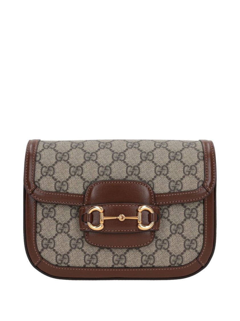 Gucci Beige Canvas Shoulder Bag