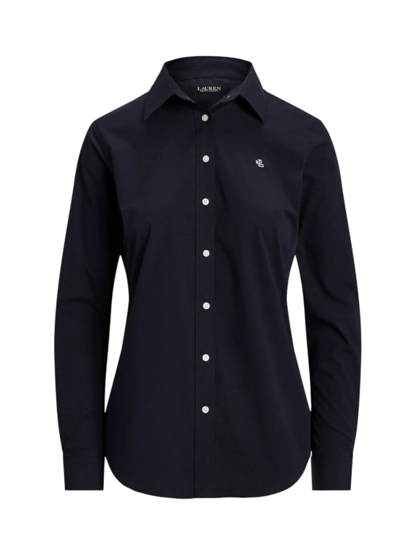 Lauren Ralph Lauren Blue Stretch Non Iron Shirt