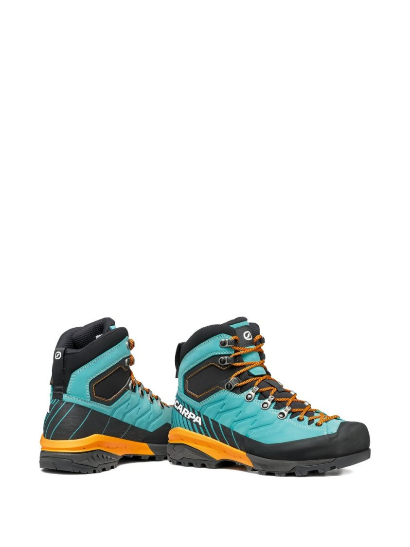 Scarpa High-Top Sneakers With Turquoise Upper