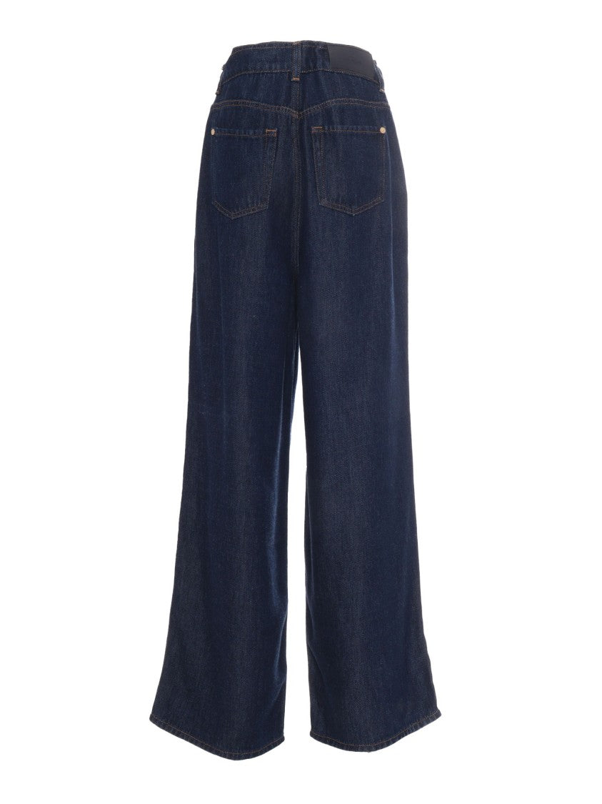 7 For All Mankind Wide-Leg Jeans With High Waist