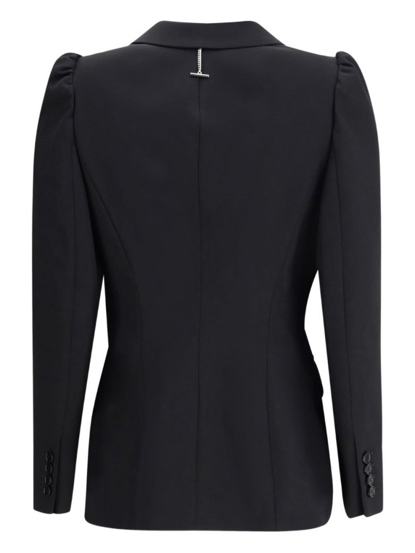 Alexander Mcqueen Tailored Black Single-Breasted Jacket With Notched Lapels