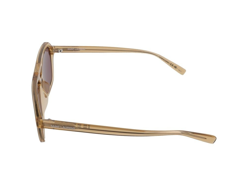 Saint Laurent Yellow Sl 905 Geometric Sunglasses
