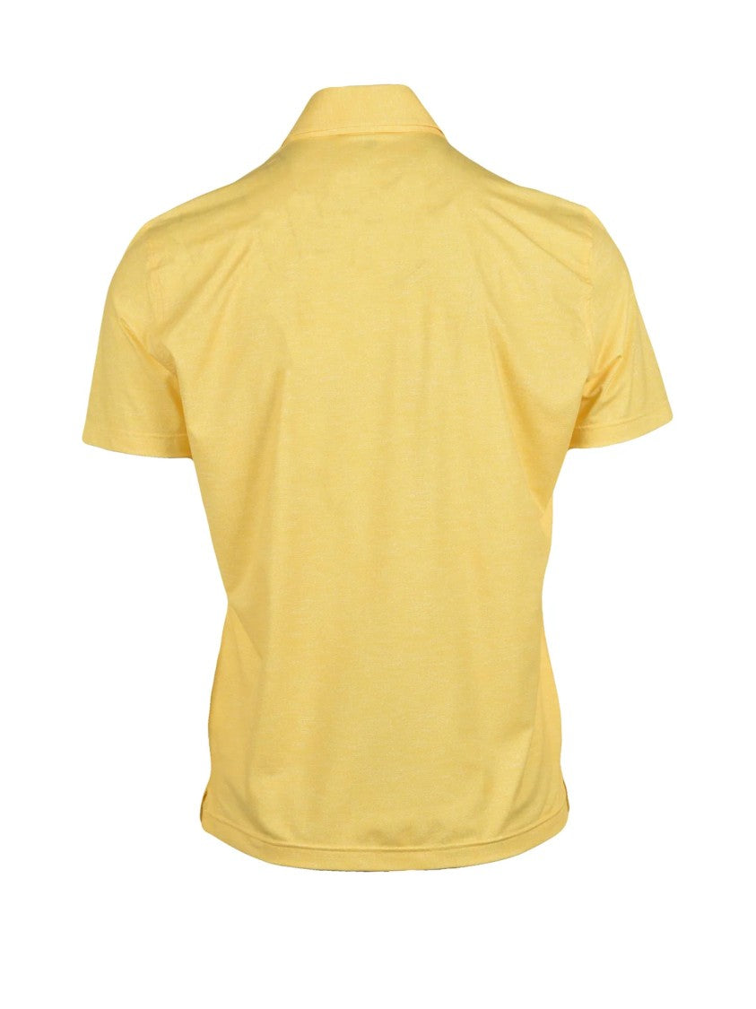 Ghirardelli Next Yellow Elastic Stretch Polo Shirt