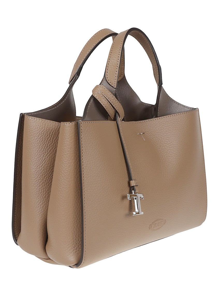 Tod's Brown Calf Leather Apa Mini Handbag