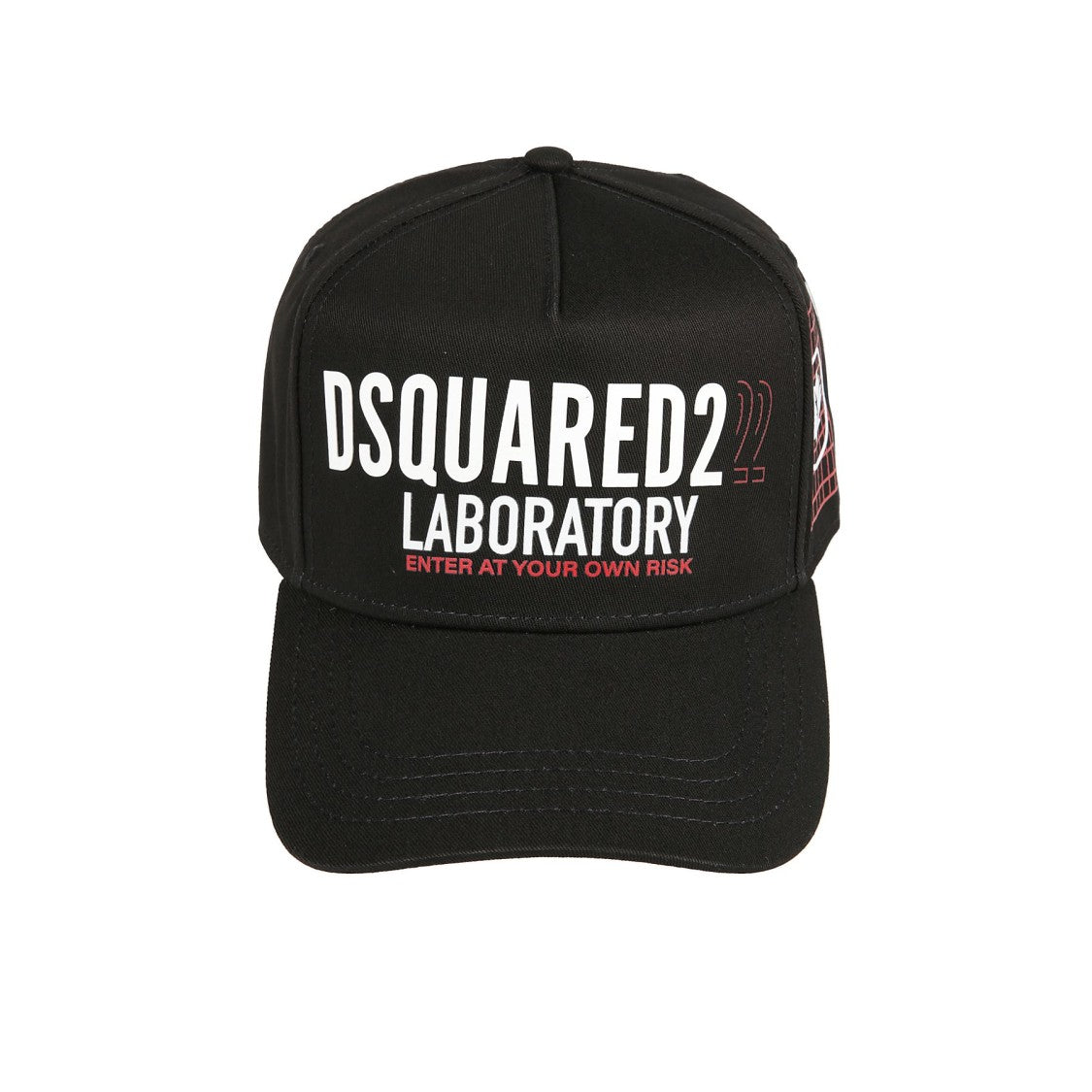 Dsquared2 Cotton Baseball Cap With Bold Graphic Details