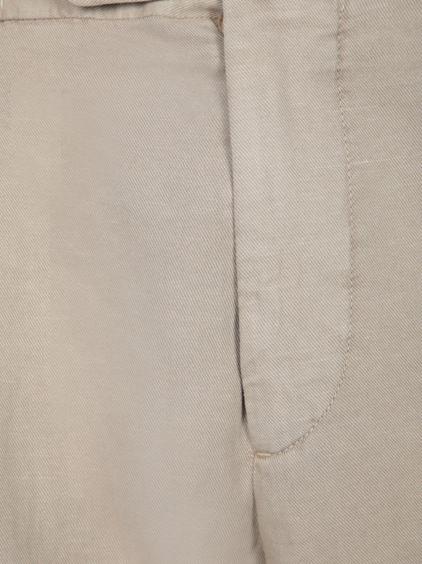 Dell'oglio Tailored Beige Trousers
