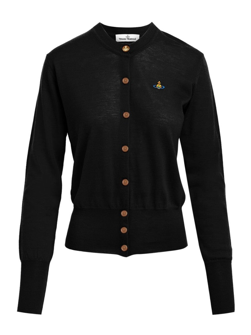 Vivienne Westwood Bea Embroidered Chest Cardigan