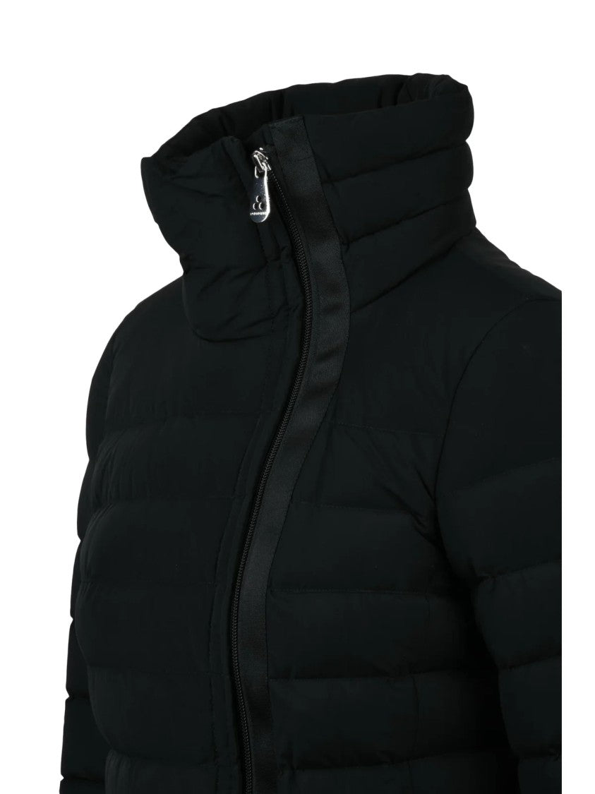 Peuterey Black May Asymmetrical Zip Down Jacket