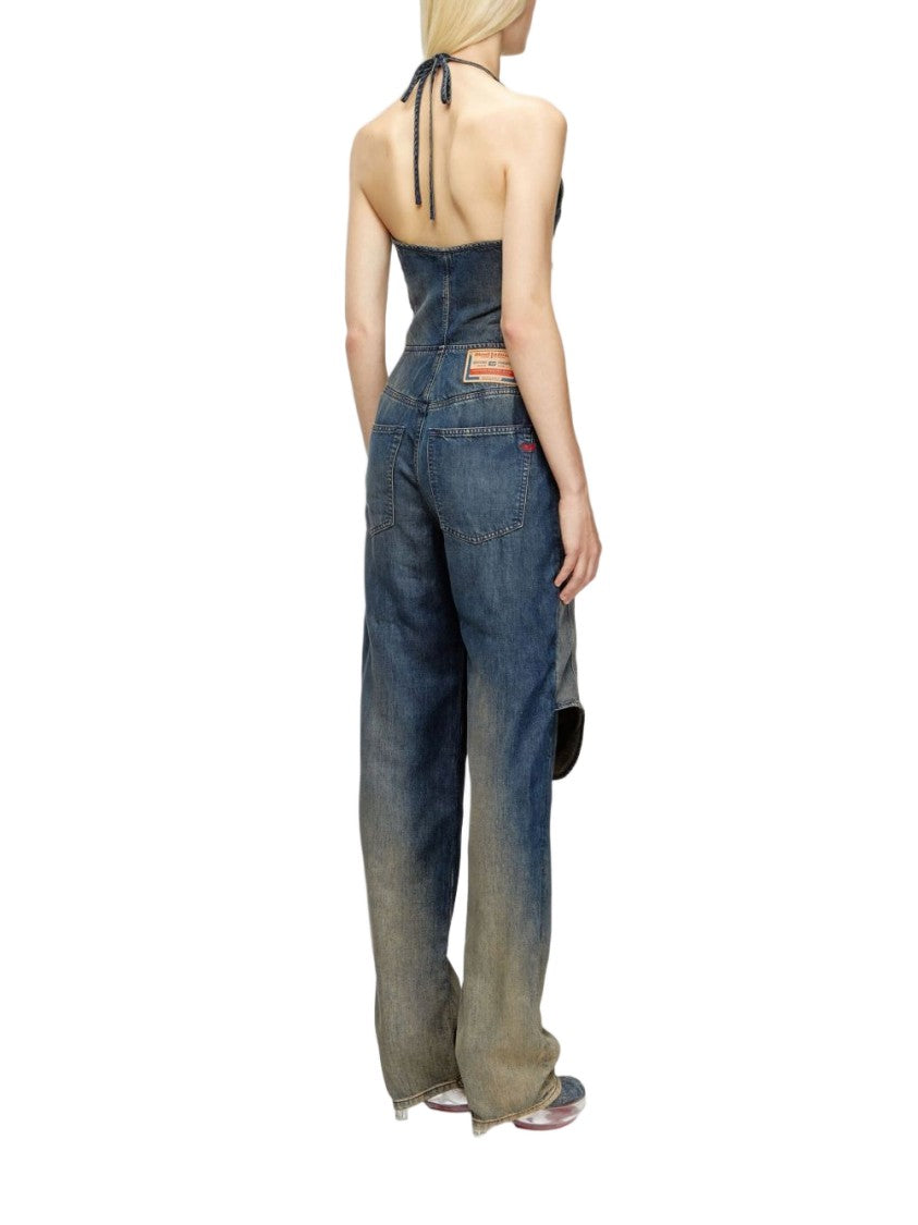 Diesel Halter Neck Denim Dress