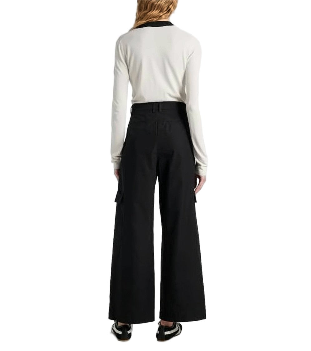 Max Mara High-Waisted Black Straight-Leg Pants