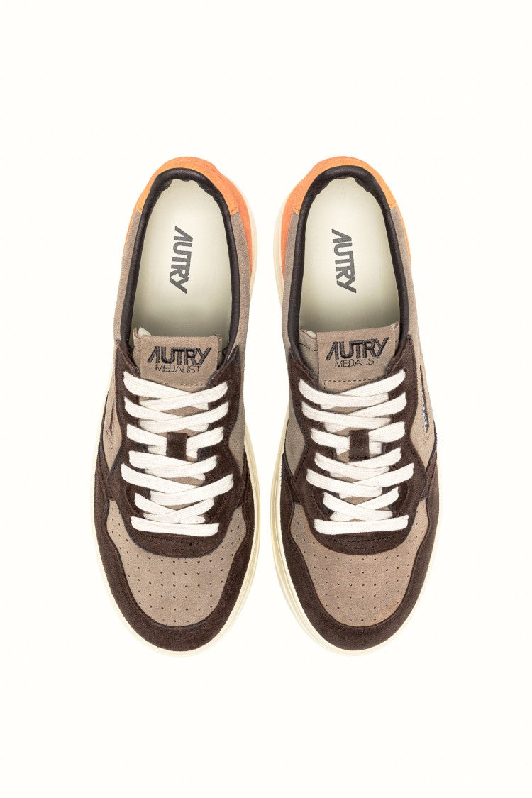 Autry Medalist Triple Suede Sneakers