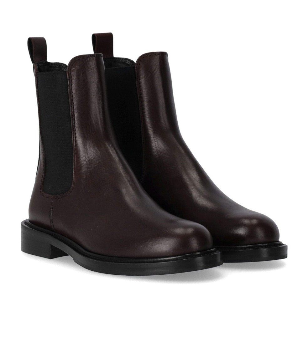 Guglielmo Rotta Peg Burgundy Chelsea Boot