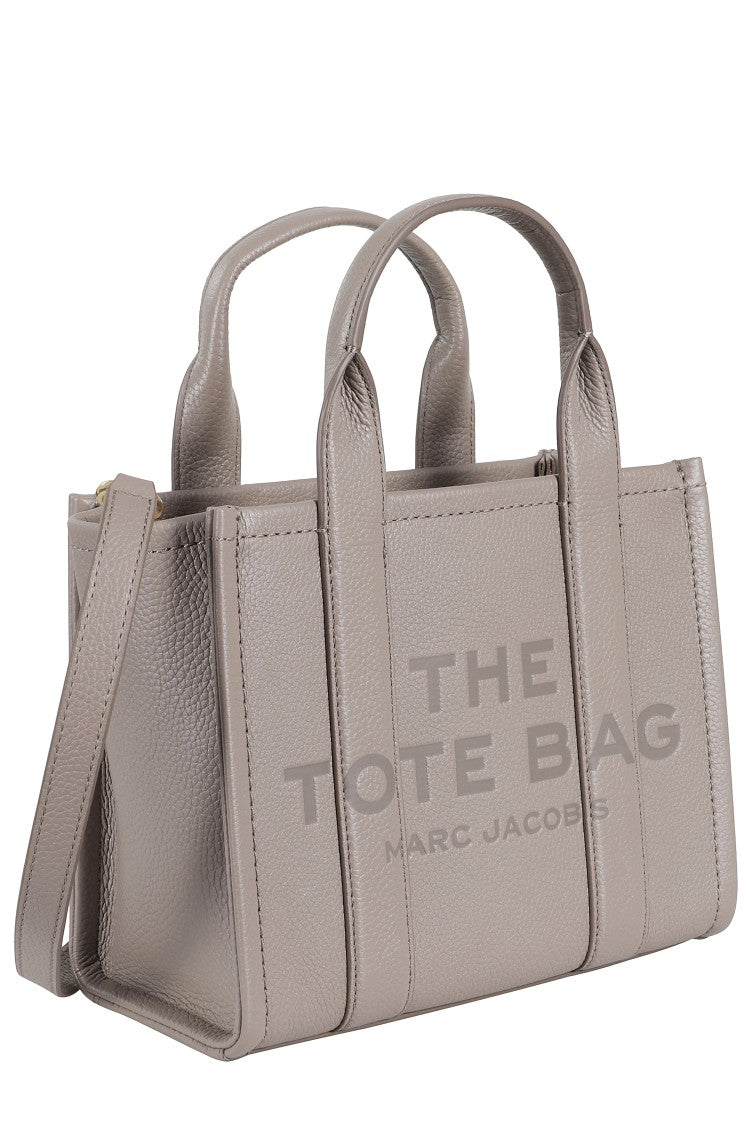 Marc Jacobs Structured Small Tote With Adjustable Strap And Embossed Logo