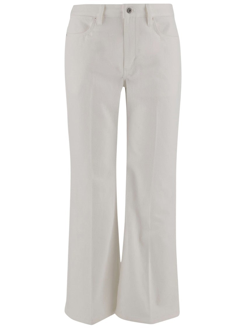 Jil Sander Cotton Denim Flare Jeans