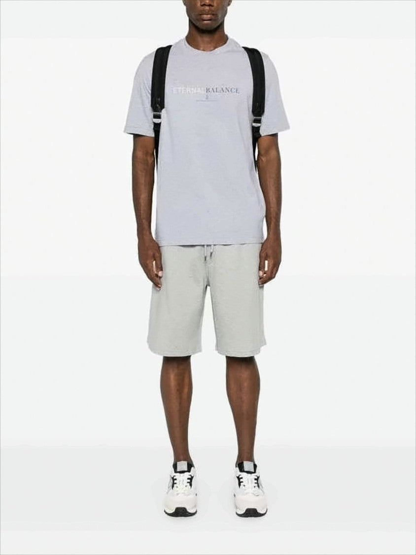 Brunello Cucinelli Relaxed Fit Light Grey Shorts