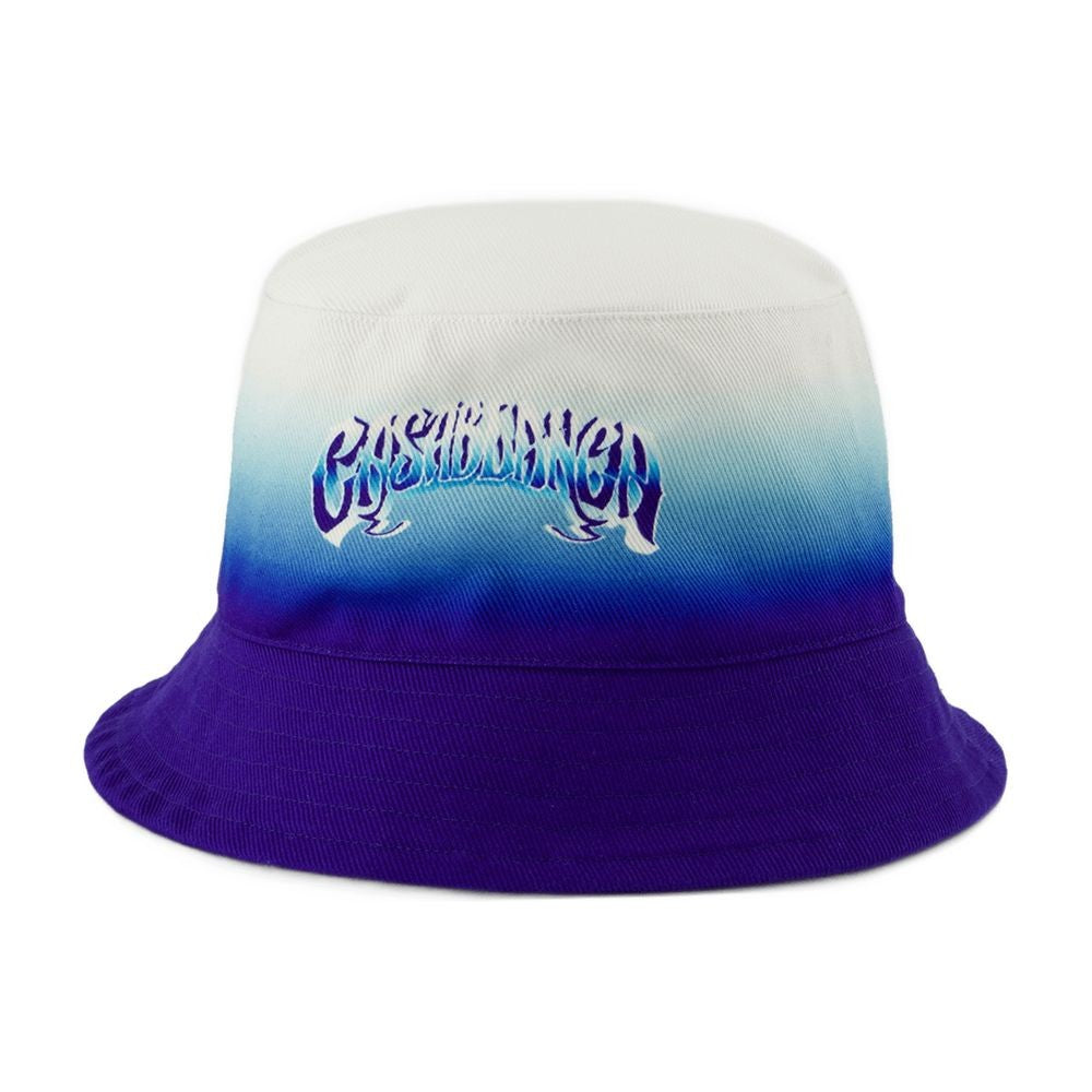 Casablanca Logo Printed Bucket Hat - Cotton - Blue