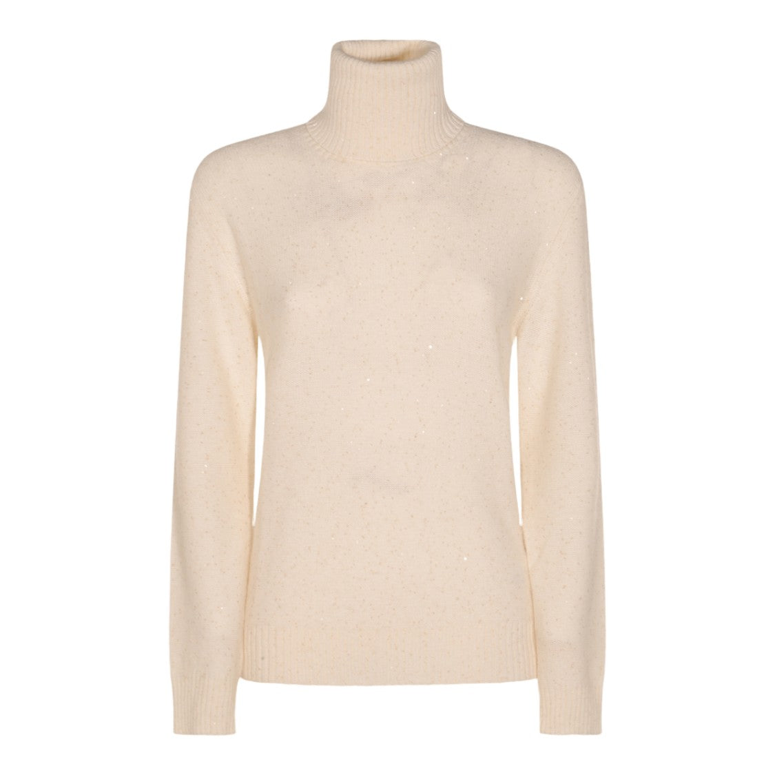 Fabiana Filippi Classic Turtleneck Sweater With Speckled Detailing