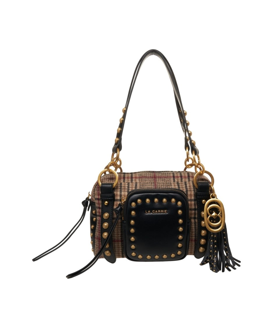 La Carrie Glencheck Shoulder Bag