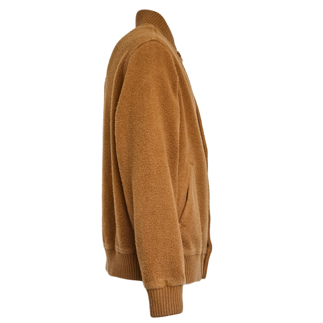 Circolo 1901 Bomber Jacket In Garment-Dyed Virgin Wool