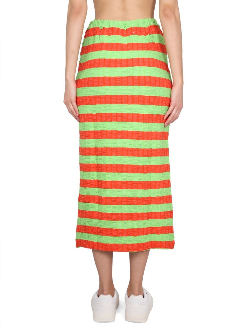 Sunnei Striped Maxi Skirt