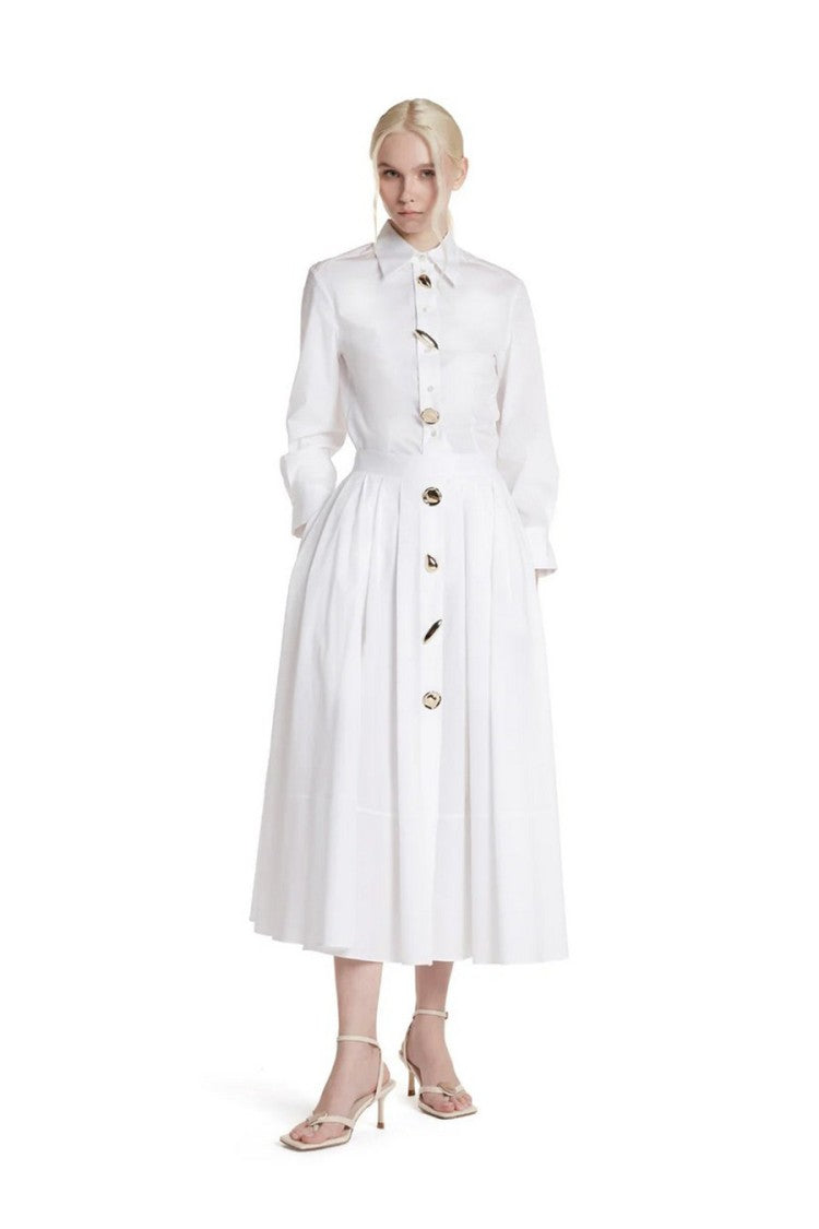 Simona Corsellini White Cotton Shirt