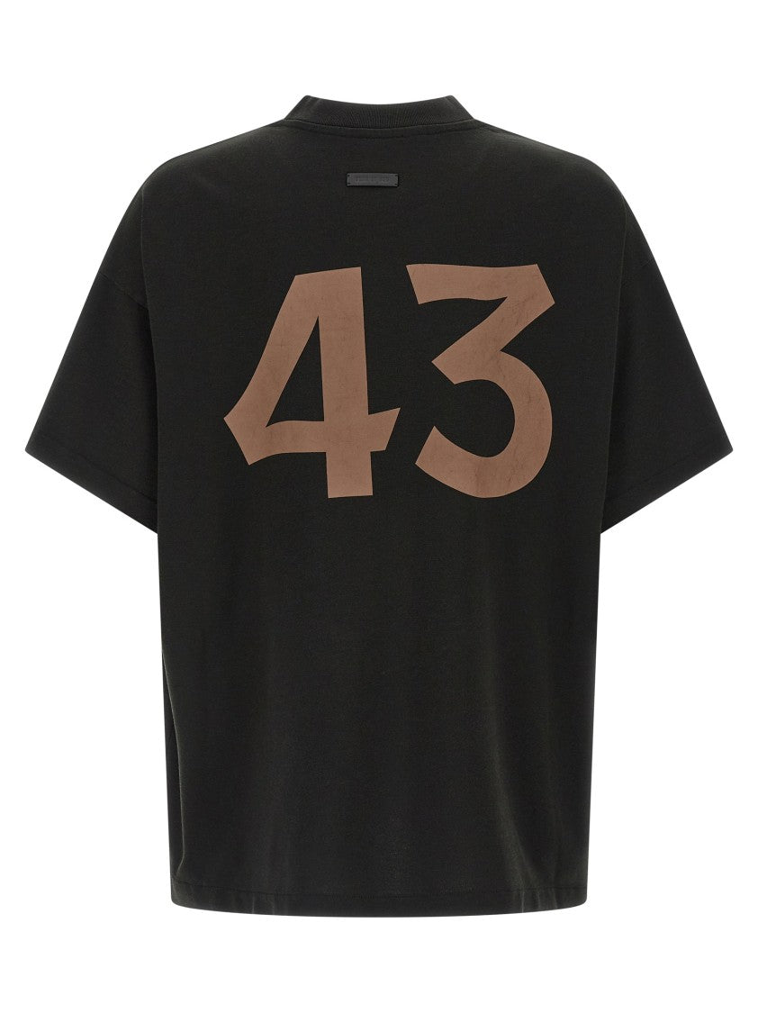 Fear Of God Cotton And Viscose Blend T-Shirt With Embossed Logo