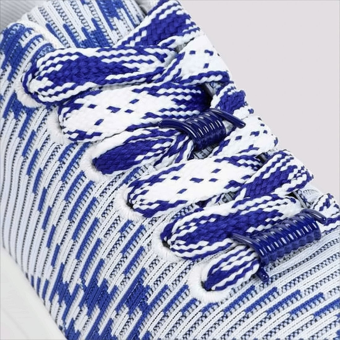 Burberry Textured Nylon Sneaker With Blue