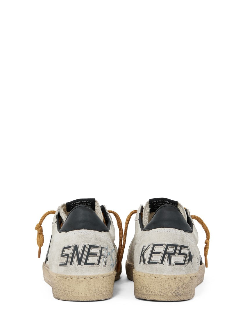 Golden Goose Suede-Upper Sneakers With Leather Star