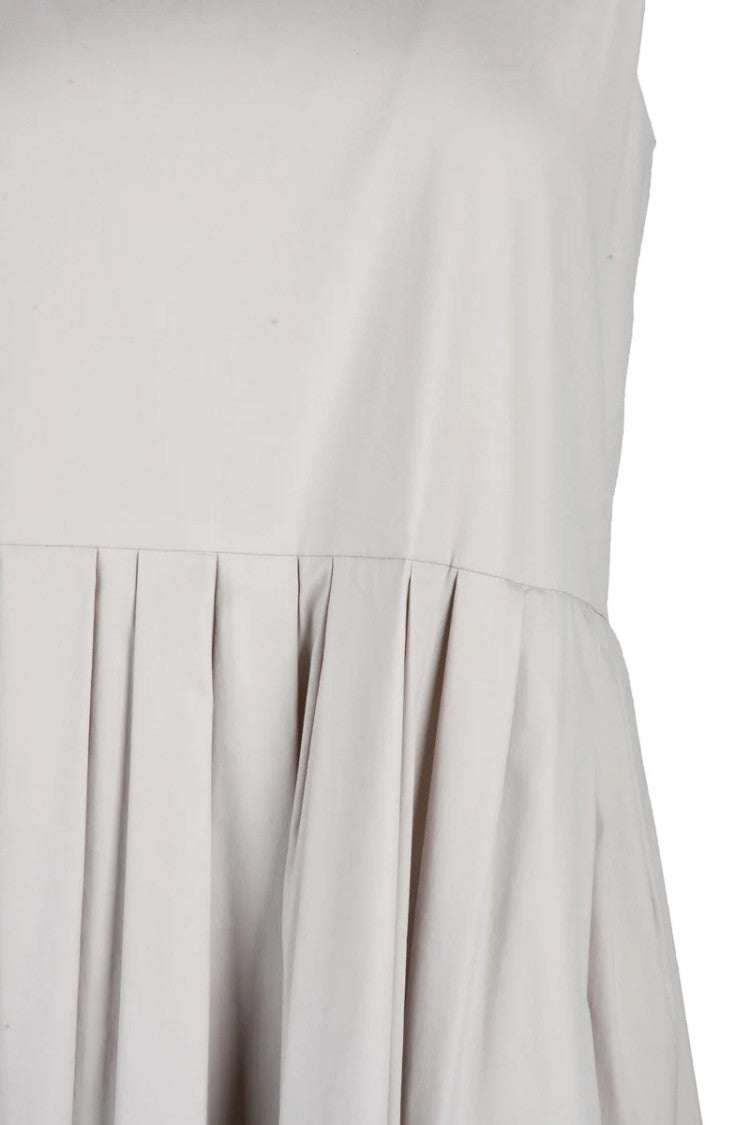 Max Mara Sleeveless Midi Dress With Flared Silhouette