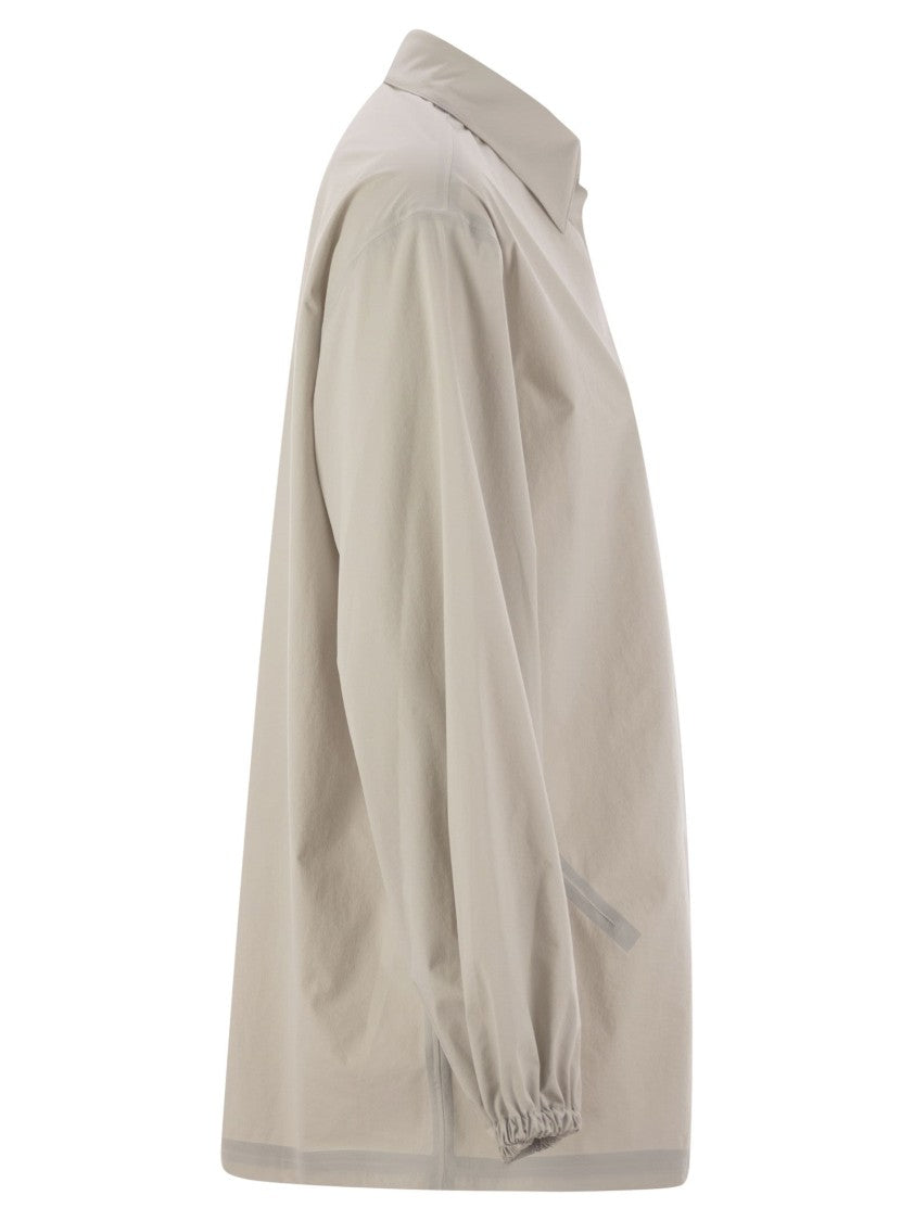 Herno Technical Stretch Fabric Relaxed Fit Shirt