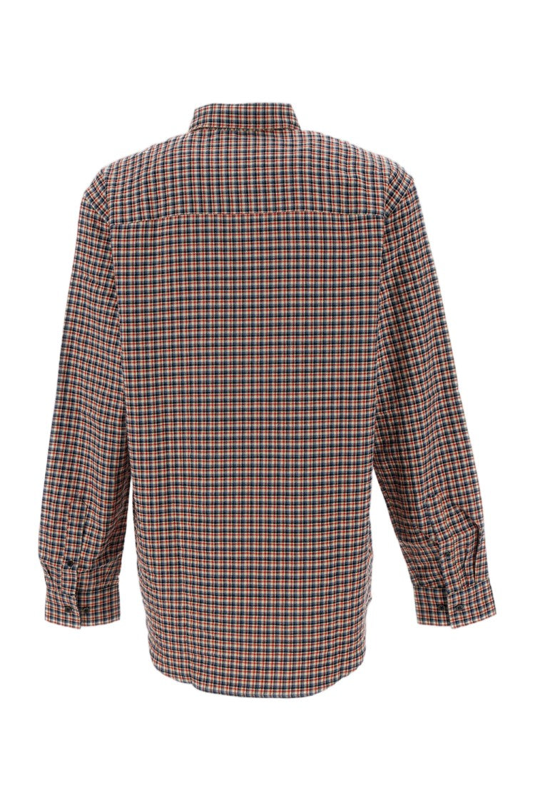 Dries Van Noten Checked Cotton Shirt With Relaxed Silhouette And Classic Collar