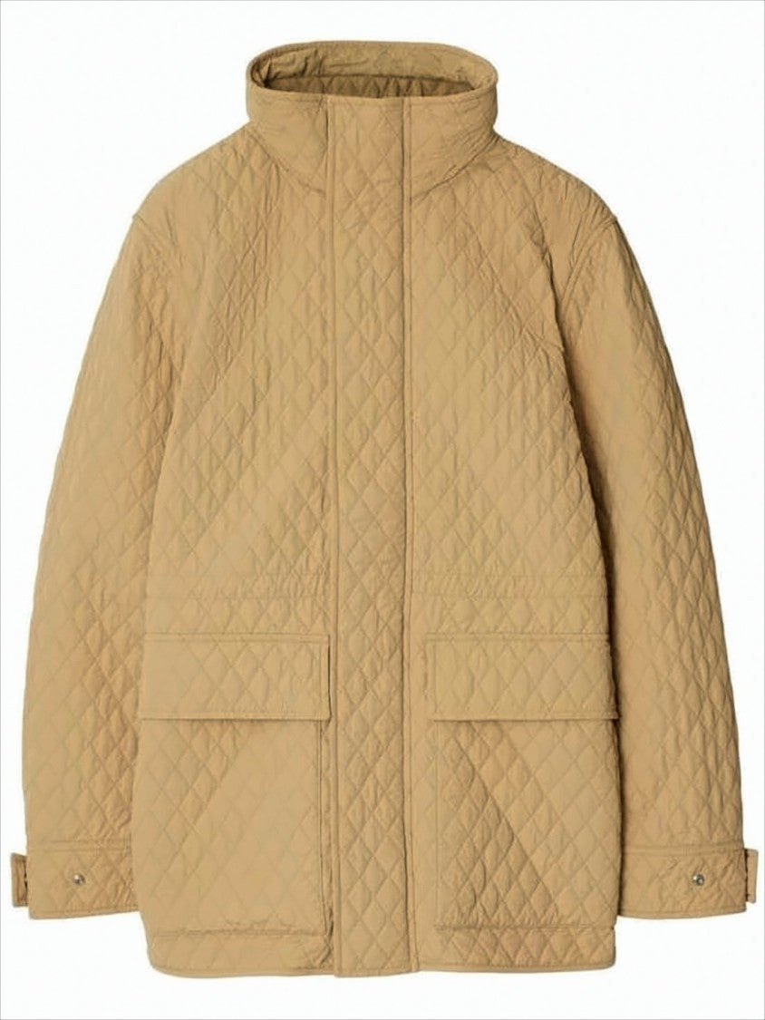 Burberry Quilted Jacket With Diamond Pattern