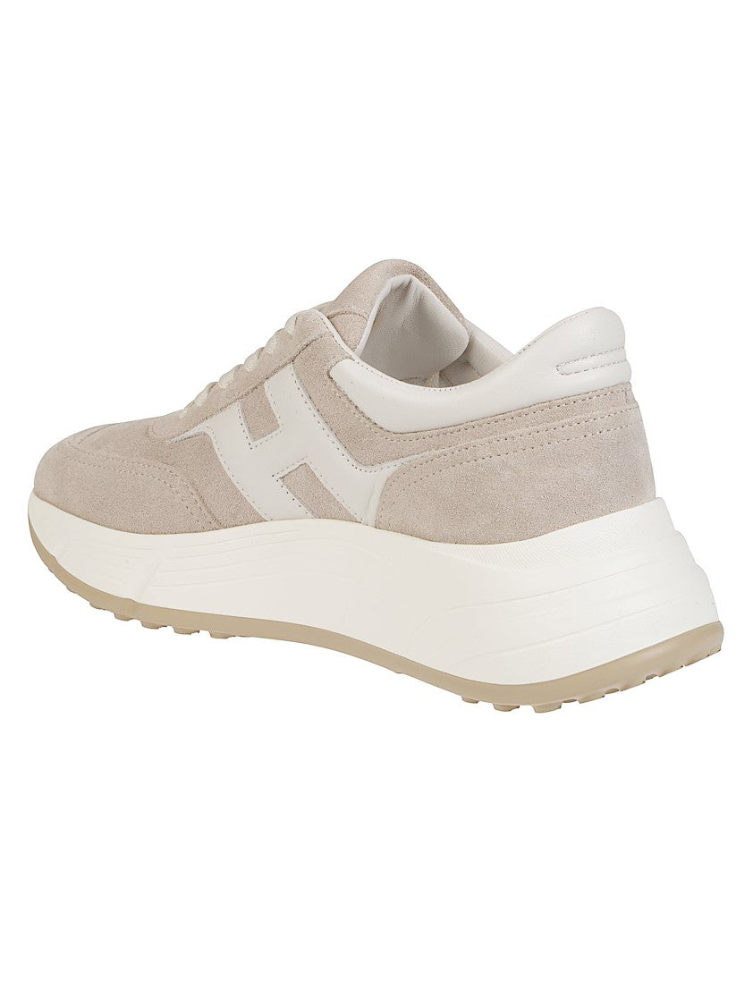 Hogan H669 Calf Leather Lace Up Sneakers