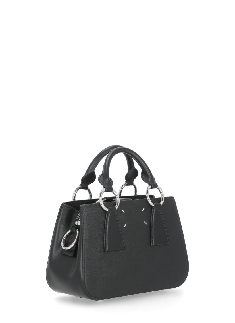 Maison Margiela Smooth Leather Shoulder Bag With Adjustable Strap