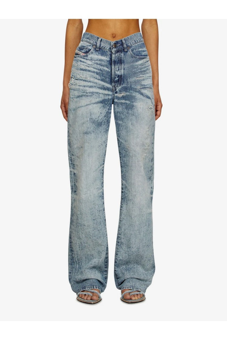 Diesel Blue Cotton Jeans
