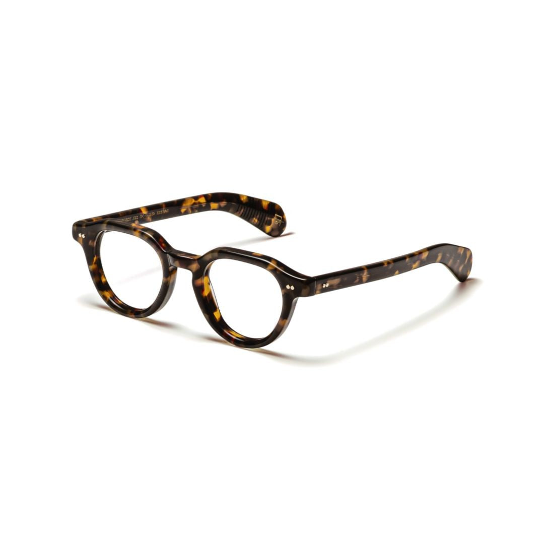Moscot Tortoiseshell Or-Bai-O Keyhole Acetate Round Eyeglasses