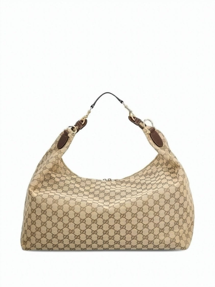 Gucci Beige Brera Gg Canvas Crossbody Bag