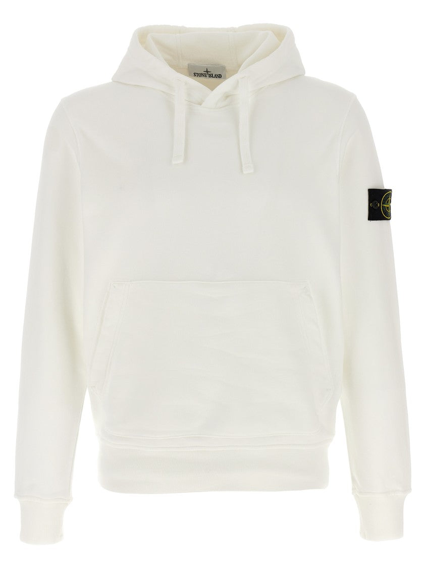 Stone Island Logo Badge Hoodie