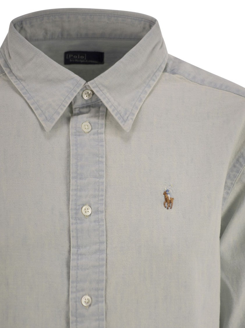Polo Ralph Lauren Short Square Chambray Shirt
