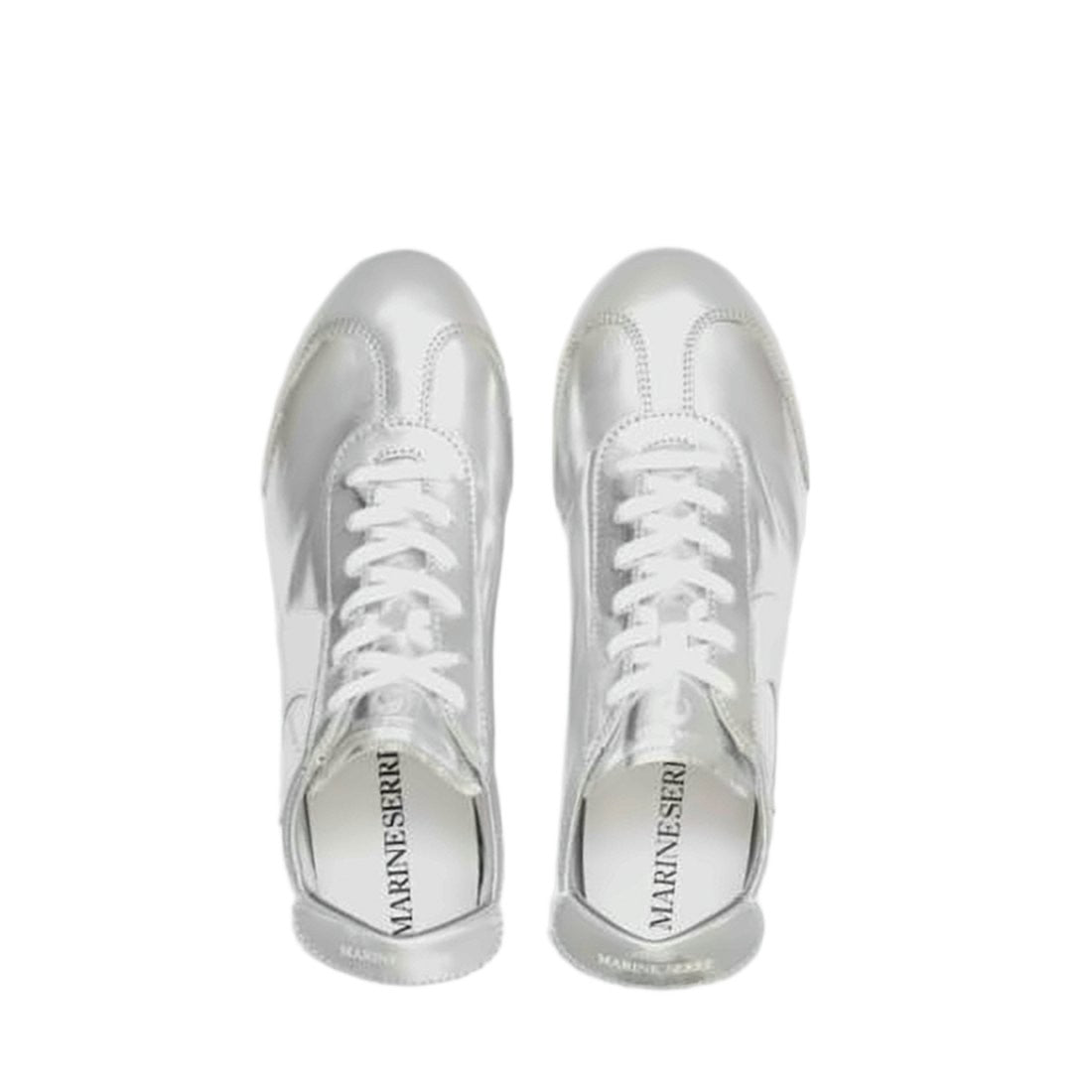 Marine Serre Metallic Finish Sneakers