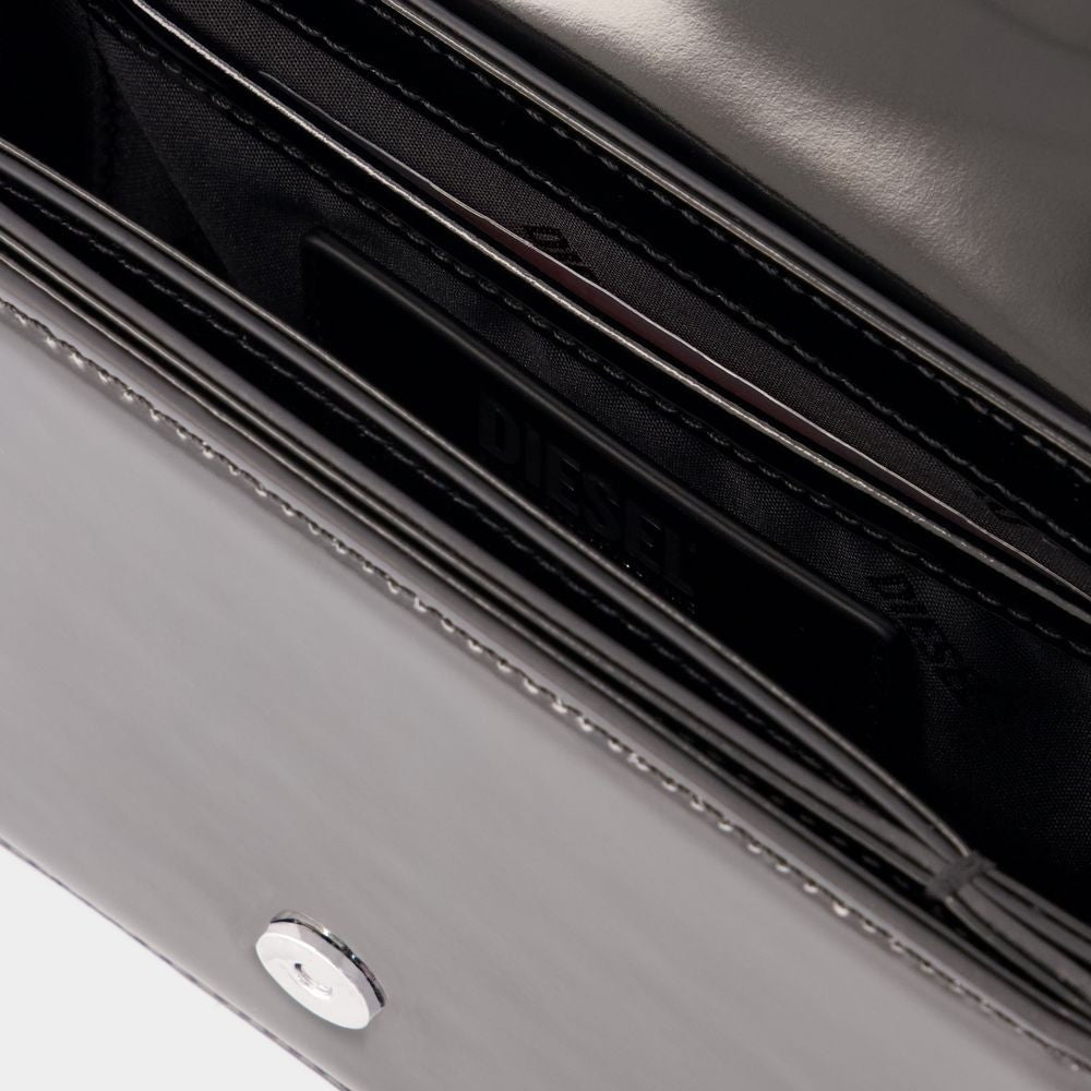 Diesel 1Dr Shoulder Bag - Leather - Black