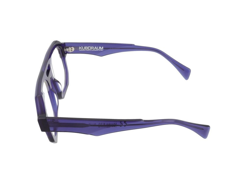 Kuboraum Geometric Blue Acetate Titanium Optical Glasses